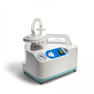 Portable phlegm suction machine with battery backup lightweight oil-free for surgical and outdoor using suit for ambulance
